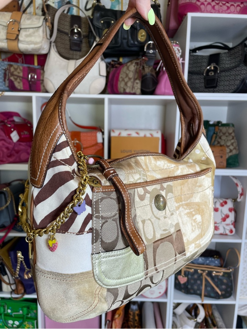 Coach Y2K Ergo Signature Patchwork Hobo Bag - Picture 4 of 17